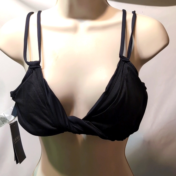 Lauren Ralph Lauren Other - NWT Lauren Ralph Lauren black bikini top with hidden under wire size 8